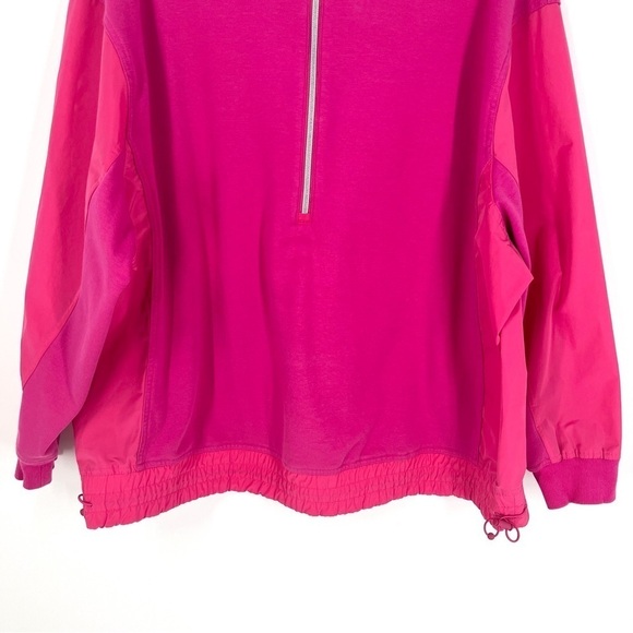 ATHLETA Triumph Hybrid Half Zip Sweatshirt Hot Pink - Picture 7 of 15